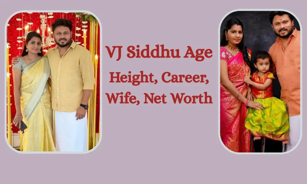 VJ Siddhu Biography
