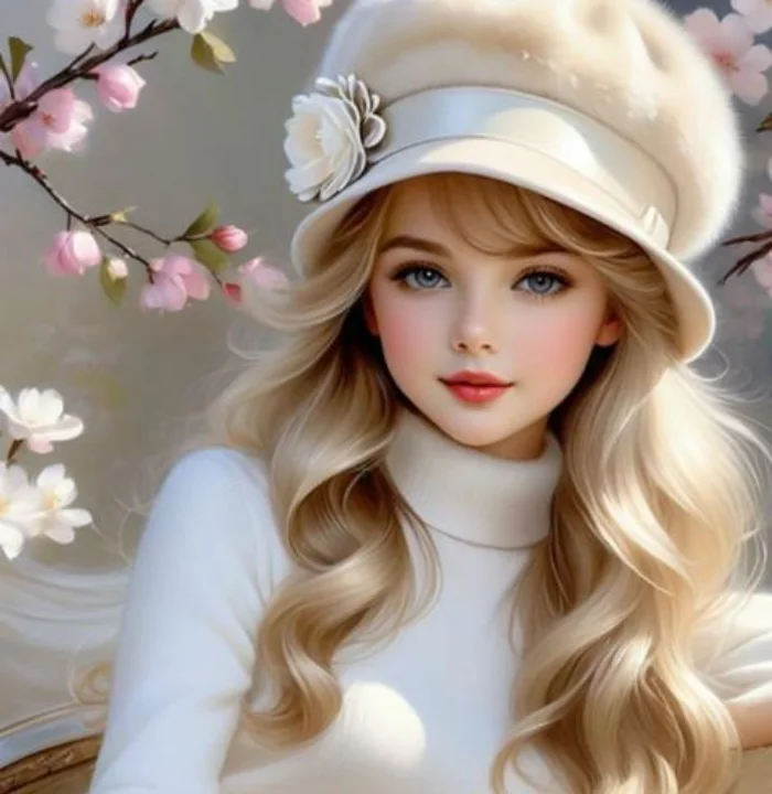 cartoon dp for girls
