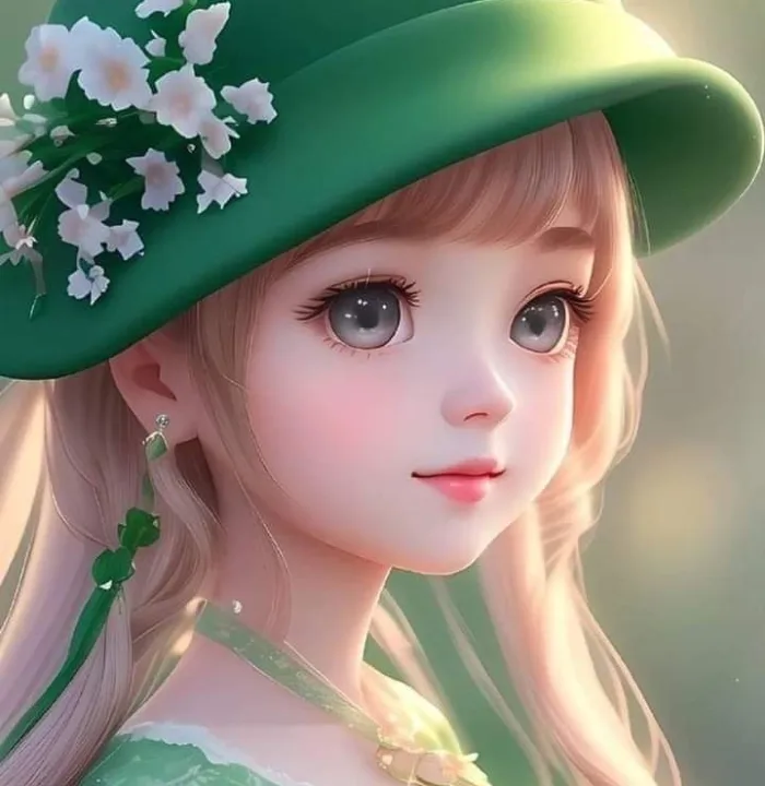 cartoon dp for girls