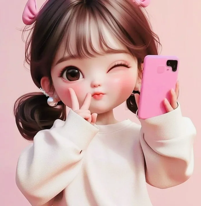 cartoon dp for girls