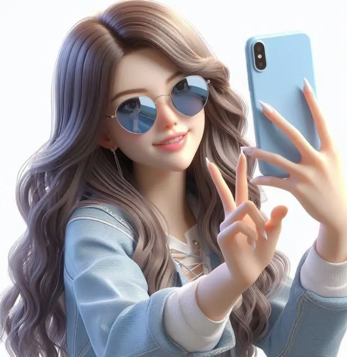 cartoon dp for girls