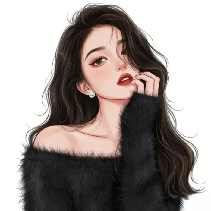cartoon dp for girls