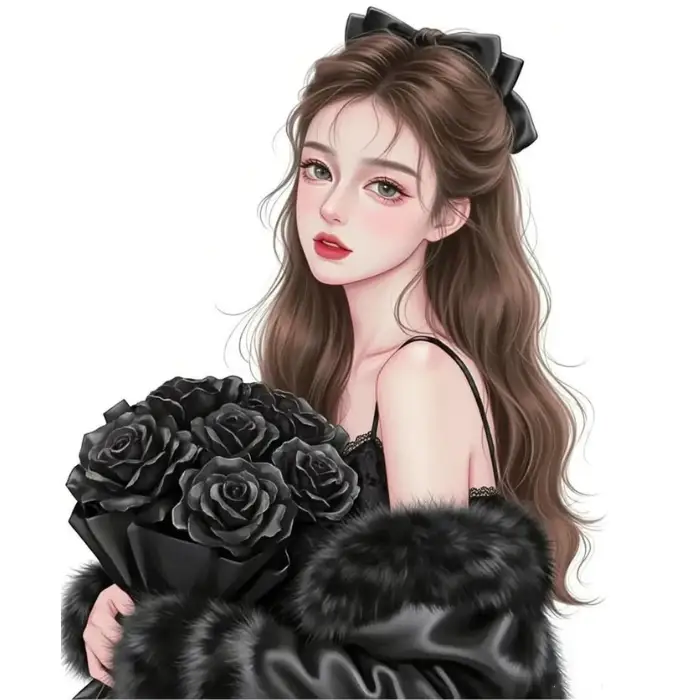 cartoon dp for girls