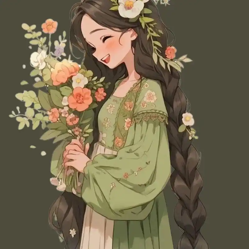 cartoon dp for girls 