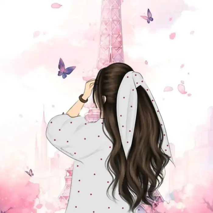 cartoon dp for girls 