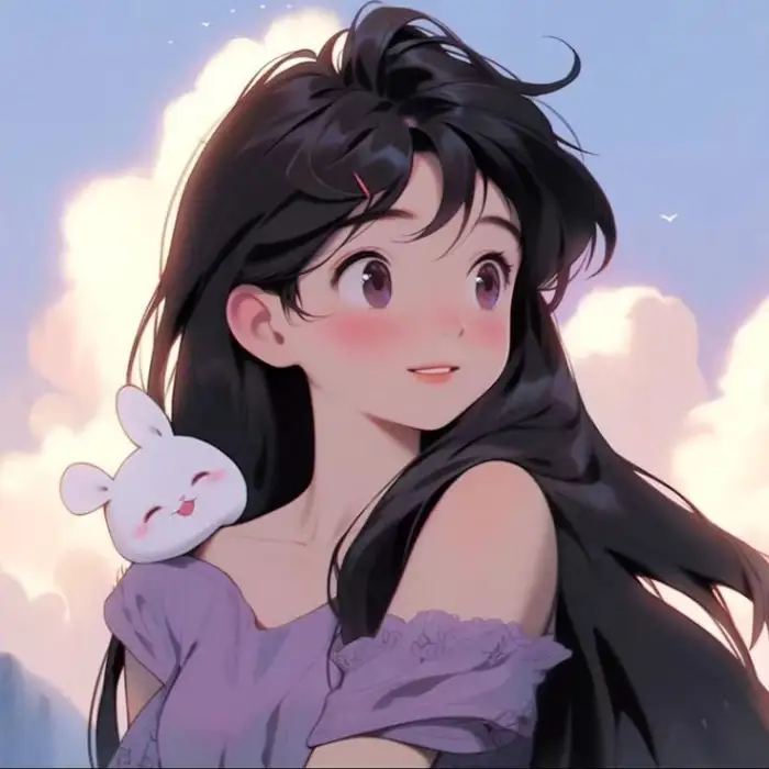 cartoon dp for girls 