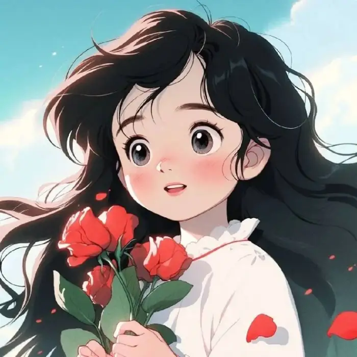 cartoon dp for girls 