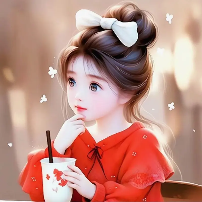 cartoon dp for girls 