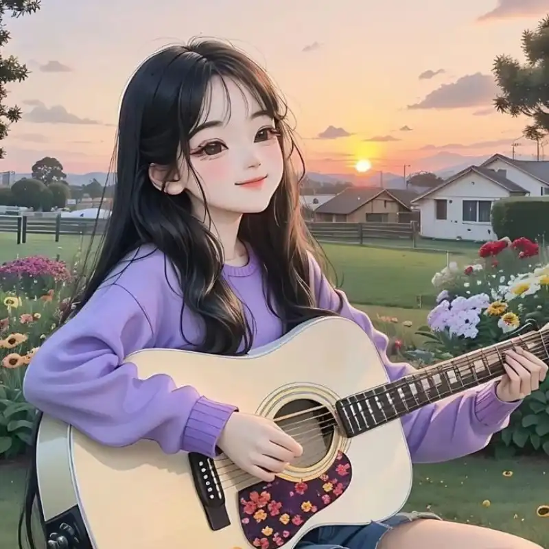 cartoon dp for girls 