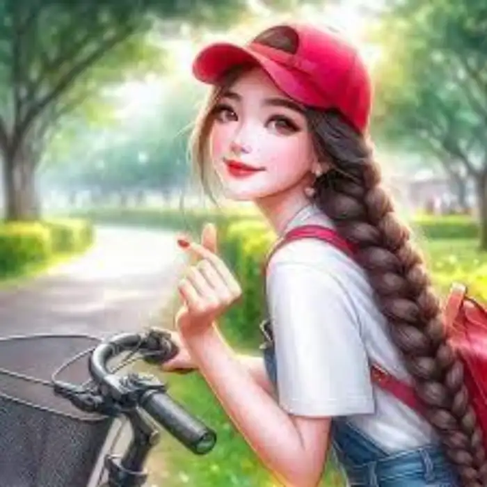 cartoon dp for girls 