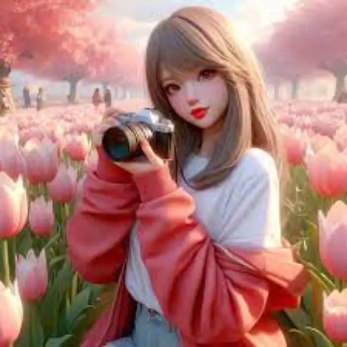 cartoon dp for girls 