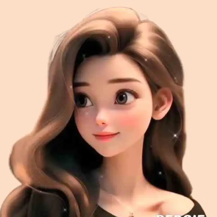 cartoon dp for girls 