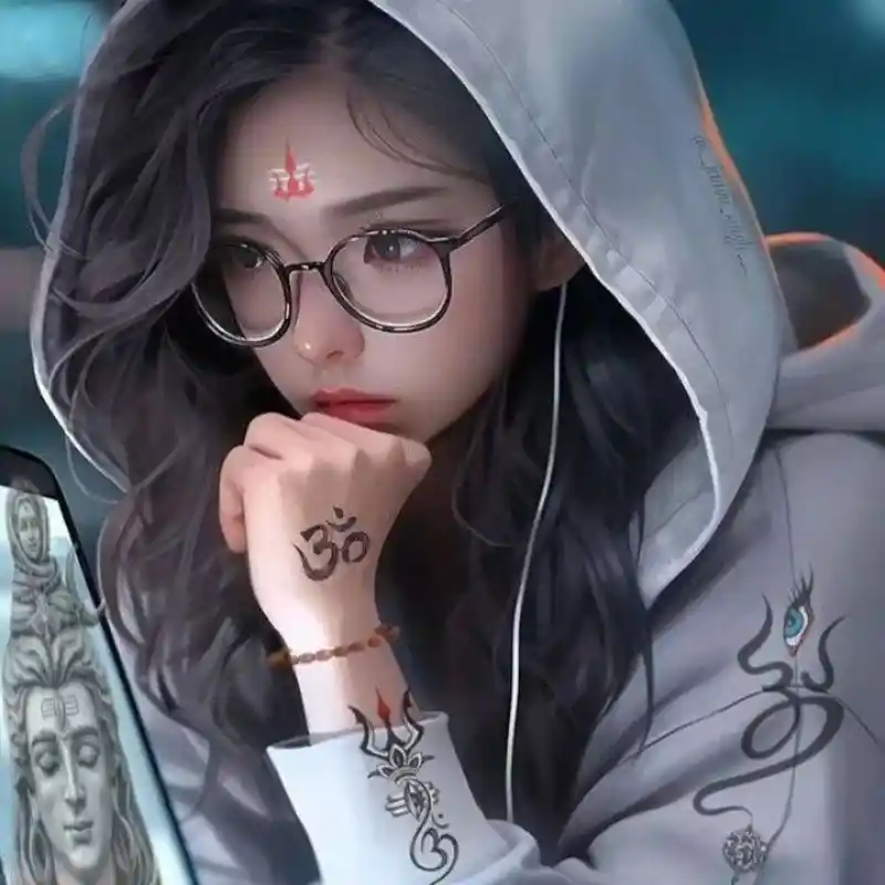 cartoon dp for girls 