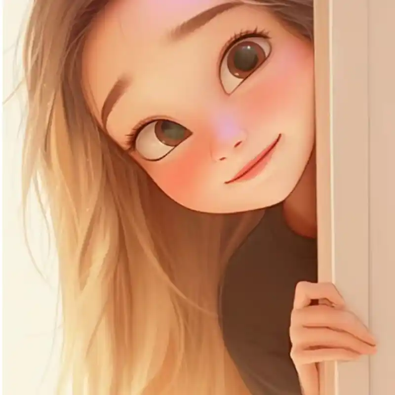 cartoon dp for girls 