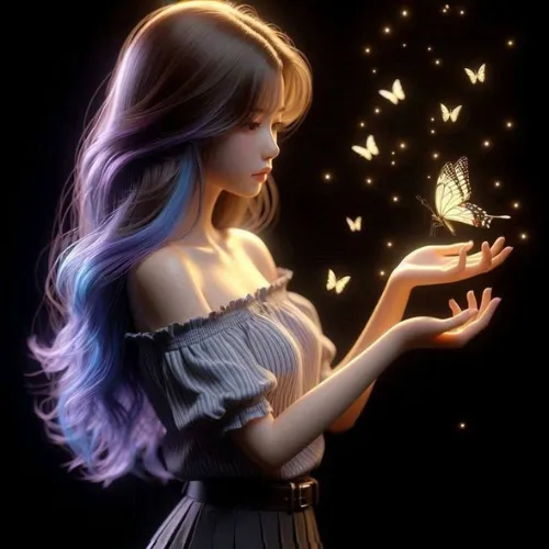 cartoon dp for girls
