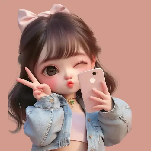 cartoon dp for girls